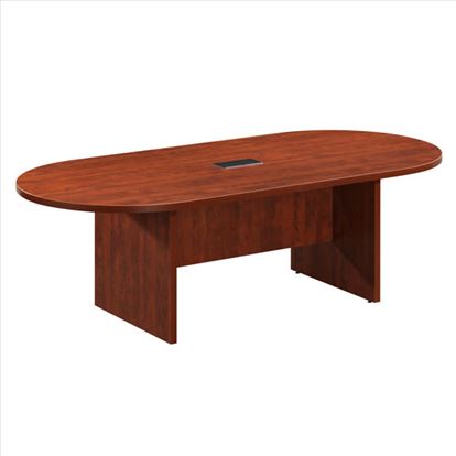 Racetrack Conference Table with Slab Base1
