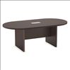 Racetrack Conference Table with Slab Base4