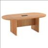 Racetrack Conference Table with Slab Base5