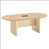 Racetrack Conference Table with Slab Base6