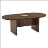 Racetrack Conference Table with Slab Base8