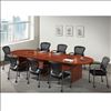 Racetrack Conference Table with Slab Base2
