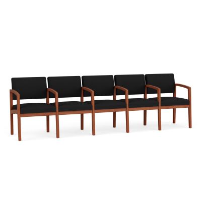 Lenox Wood 5 Seater with Center Arms1