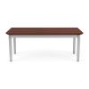 Amherst Steel Coffee Table (Silver/Canyon Cherry)1