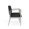 Amherst Steel 2 Seater with Center Arm (Silver/Open House Graphite)2
