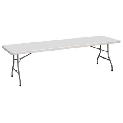 Rectangular Plastic Blow-Molded Folding Table1