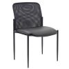 Armless Side Chair with Black Frame1