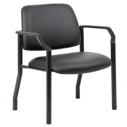 Guest Chair with Arms and Black Frame1