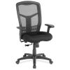 Swivel Tilt, High Back Chair with Black Frame1