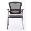 Mesh Back Guest Chair with Arms and Titanium Gray Frame2