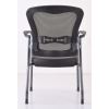 Mesh Back Guest Chair with Arms and Titanium Gray Frame4