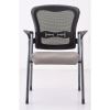 Mesh Back Guest Chair with Arms and Titanium Gray Frame7