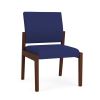Brooklyn Armless Guest Chair (Walnut/Open House Cobalt)1