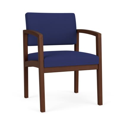 Lenox Wood Guest Chair (Walnut/Open House Cobalt)1