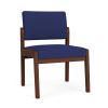 Lenox Wood Armless Guest Chair (Walnut/Open House Cobalt)1
