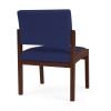 Lenox Wood Armless Guest Chair (Walnut/Open House Cobalt)3