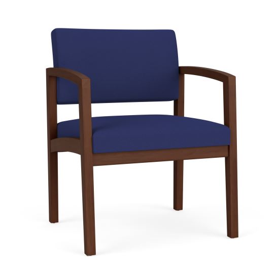 Lenox Wood Oversize Guest Chair (Walnut/Open House Cobalt)1
