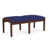 Lenox Wood 2 Seat Bench (Walnut/Open House Cobalt)2