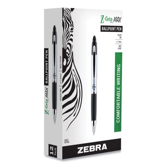 Zebra® Z-Grip® MAX Retractable Ballpoint Pen1