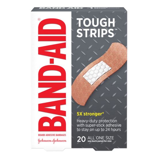 BAND-AID® Flexible Fabric Tough-Strips™ Adhesive Bandages1