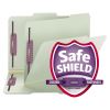 Smead® Expanding Recycled Pressboard Fastener Folders with SafeSHIELD® Coated Fasteners1