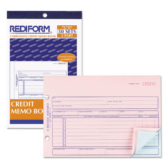 Rediform® Credit Memo Book1