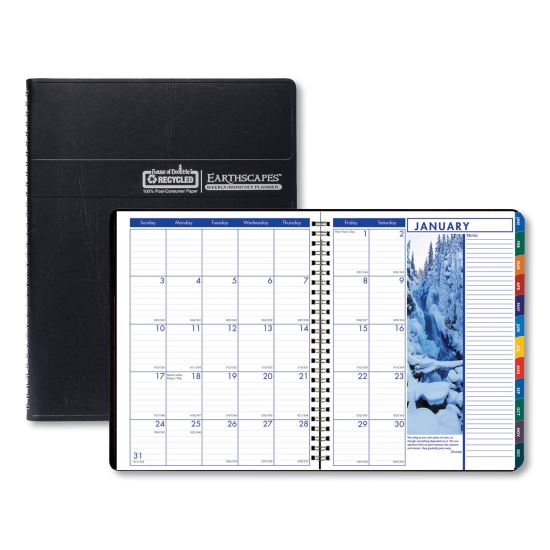 House of Doolittle™ Earthscapes™ 100% Recycled Weekly/Monthly Appointment Book/Planner1