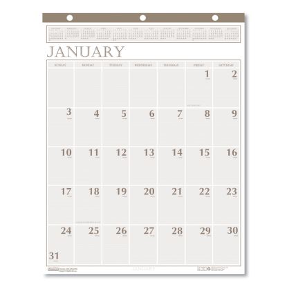 House of Doolittle™ Large Print 100% Recycled Monthly Wall Calendar1