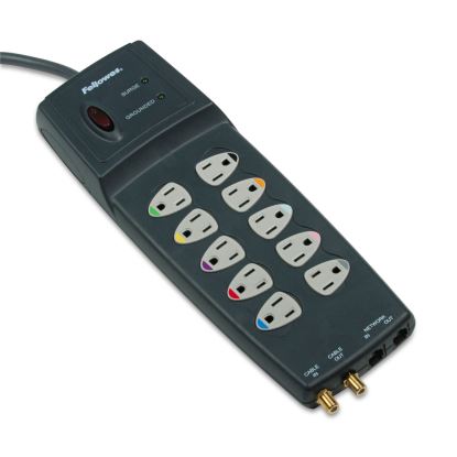 Fellowes® Ten-Outlet Power Guard Surge Protector1