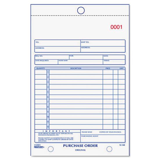 Rediform® Purchase Order Book1