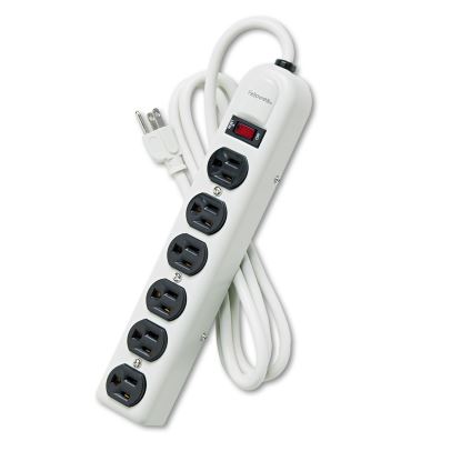 Fellowes® Six-Outlet Metal Power Strip1