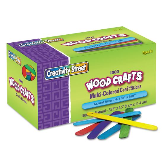 Creativity Street® Colored Wood Craft Sticks1