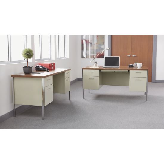 Alera® Double Pedestal Steel Desk1