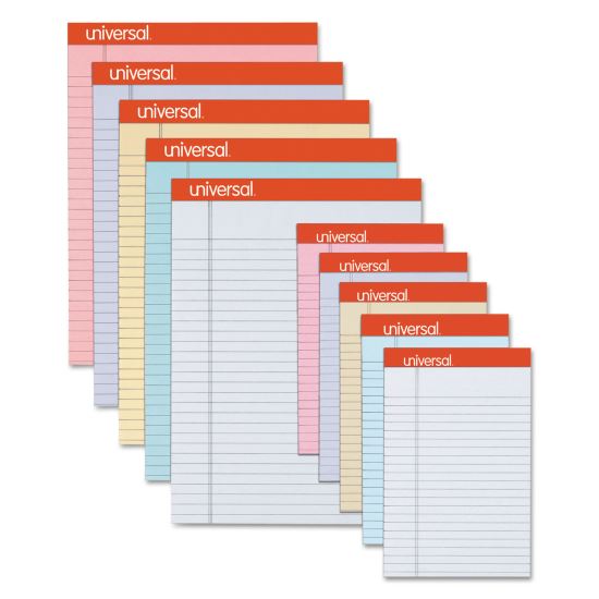 Universal® Colored Perforated Ruled Writing Pads1