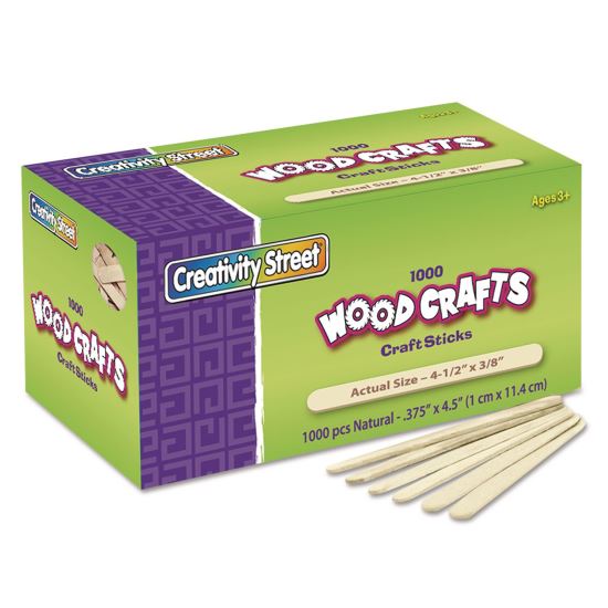 Creativity Street® Natural Wood Craft Sticks1