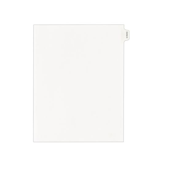 Avery® Legal Index Divider, Exhibit Alpha Letter, Allstate® Style1