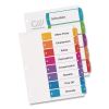 Avery® Customizable Table of Contents Ready Index® Multicolor Dividers with Printable Section Titles1