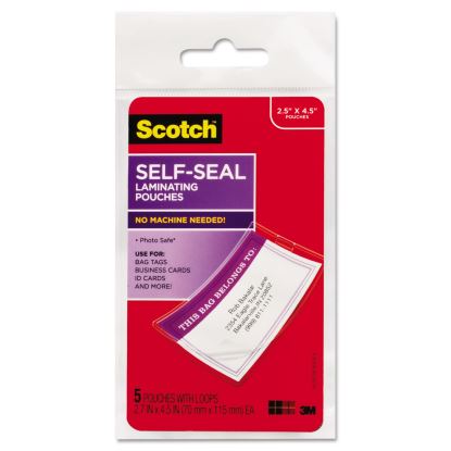 Scotch™ Self-Sealing Laminating Pouches1