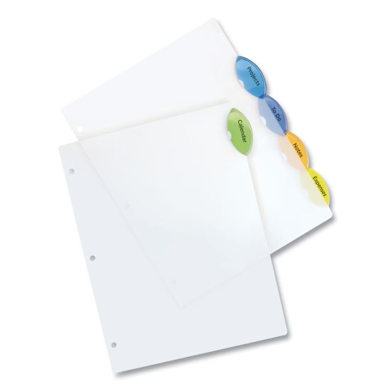 Avery® Insertable Style Edge™ Tab Plastic Dividers1