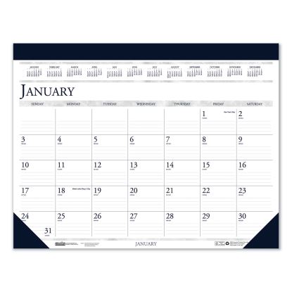 House of Doolittle™ 100% Recycled Two-Color Dated Monthly Desk Pad Calendar1