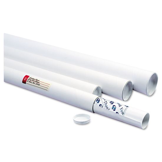 Quality Park™ White Mailing Tubes1