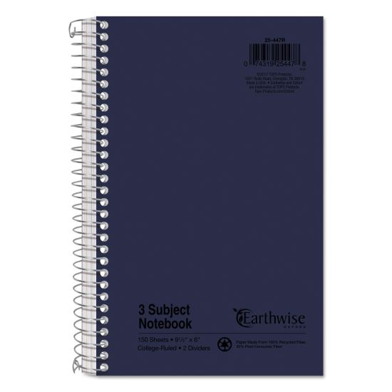 Oxford™ Earthwise® by Oxford™ 100% Recycled Single Subject Notebooks1