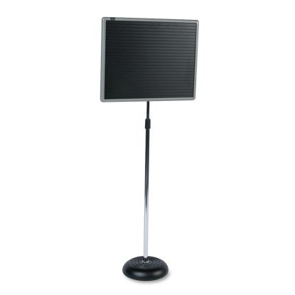 Quartet® Adjustable Single-Pedestal Magnetic Letter Board1