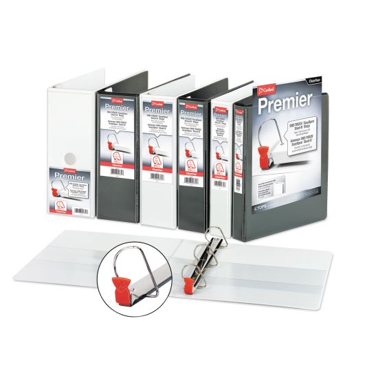 Cardinal® Premier Easy Open® ClearVue™ Locking Slant-D® Ring Binder1