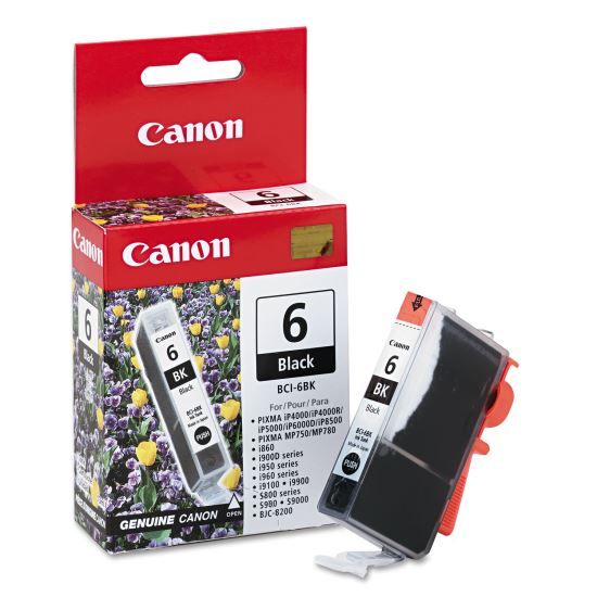 Canon® BCI6BK, BCI6C, BCI6M, BCI6PC, BCI6PM, BCI6Y Ink Tank1