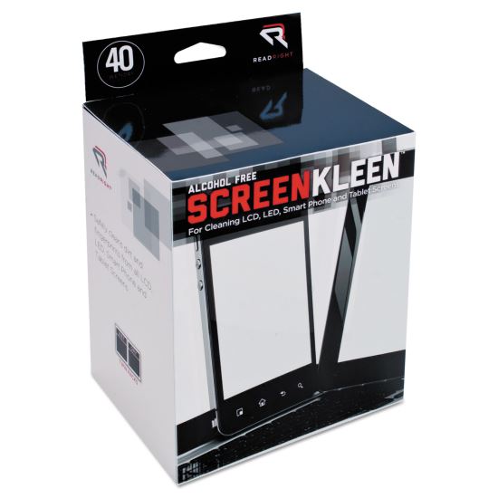 Read Right® Alcohol-Free ScreenKleen™ Wipes1