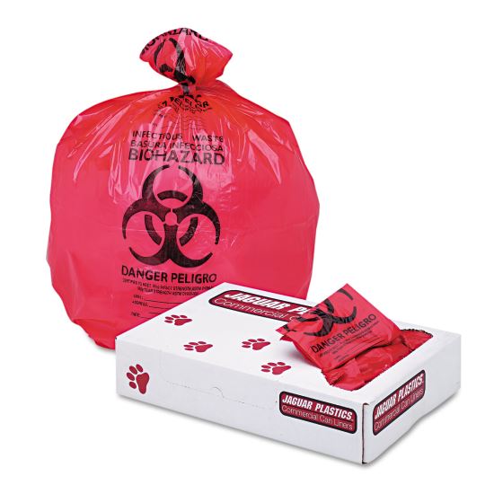 Jaguar Plastics® Linear Low Density Health Care Trash Can Liners1