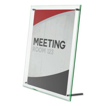 deflecto® Superior Image® Beveled Edge Sign Holder1