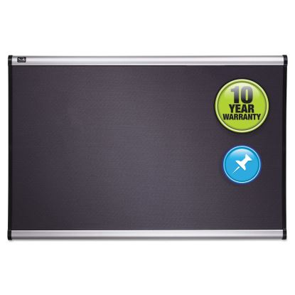 Quartet® Prestige® Gray Diamond Mesh Bulletin Board1