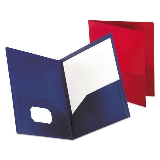 Oxford™ Poly Twin-Pocket Folder1